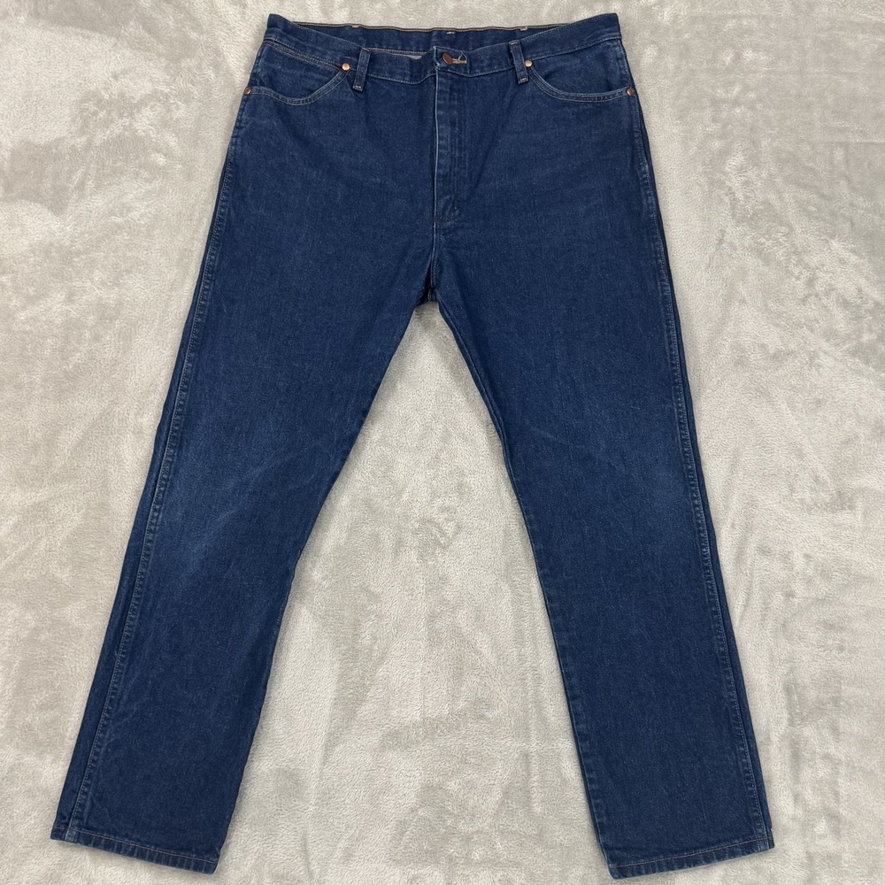 Wrangler Jeans Mens 38x34 13MWZPW Blue Cowboy Cut Prewashed Heavy Denim ProRodeo